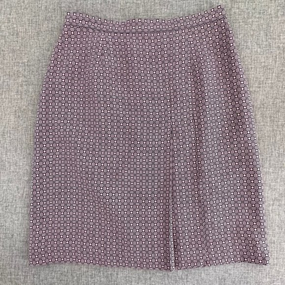Petite Sophisticate Pencil Skirt Lightweight Silk‎ 0 Lined Work Business Casual